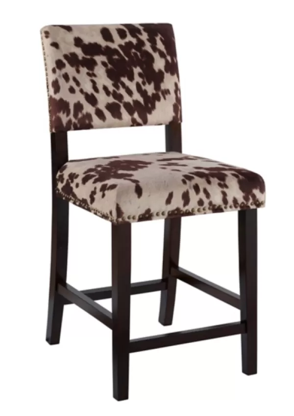 Bar Stools & Counter Height Stools-Kirkland's Home Udder Madness Counter Stool Brown