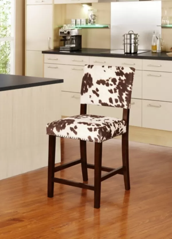 Bar Stools & Counter Height Stools-Kirkland's Home Udder Madness Counter Stool Brown