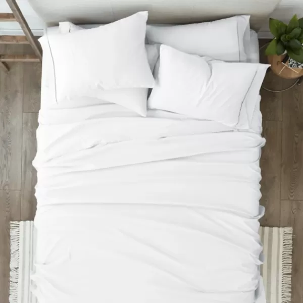 Bed Sheets-Kirkland's Home Ultra Soft 6-Pc. Queen Sheet Set White