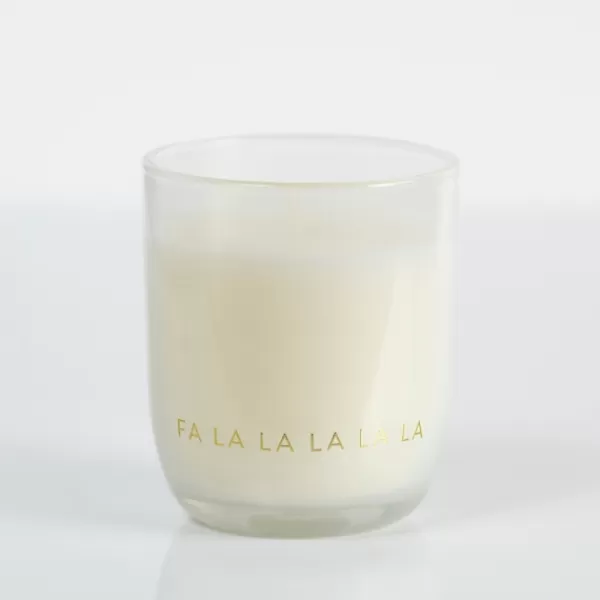 Candles-Kirkland's Home Vanilla Spice Fa La La Jar Candle White