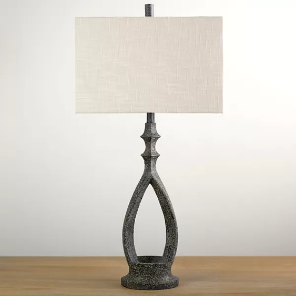 Table Lamps-Kirkland's Home Venecian Bronze Table Lamp White