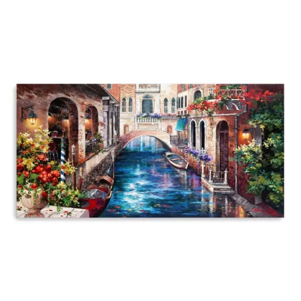 Canvas Art-Kirkland's Home Venice Bridge Canvas Art Print Multi