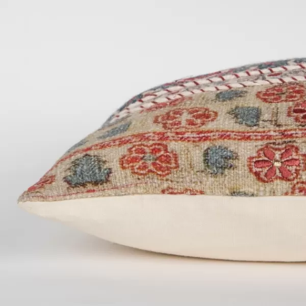 Pillows-Kirkland's Home Vintage Prints Cotton Lumbar Pillow Multi