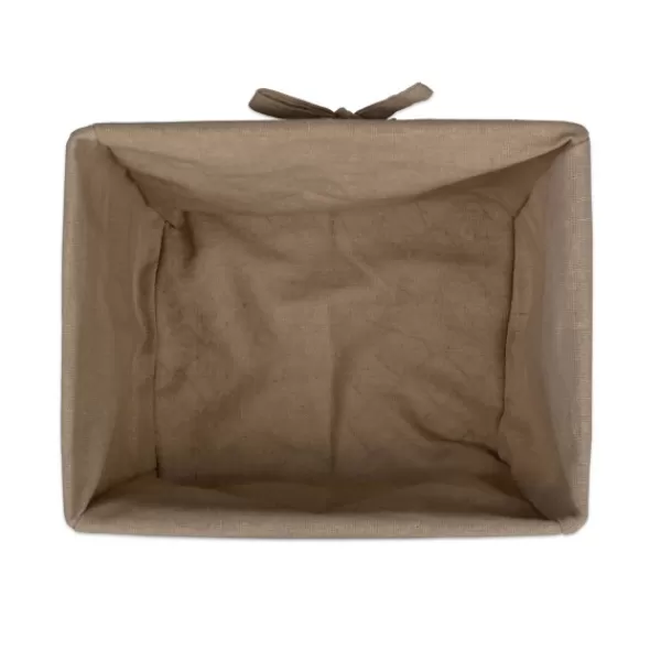 Baskets & Boxes-Kirkland's Home Vintage Wire Baskets With Taupe Liner, Set Of 3 Tan