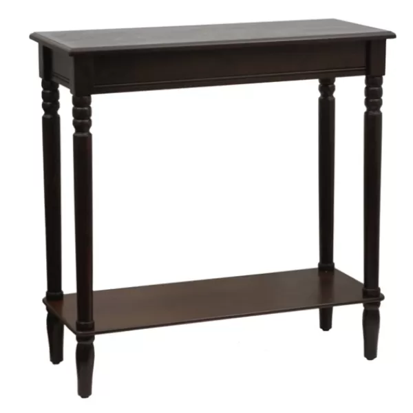 Console Tables-Kirkland's Home Walnut Wooden Console Table Brown