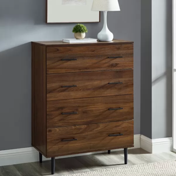 Cabinets & Sideboards-Kirkland's Home Warm Brown Modern Farmhouse Storage Chest