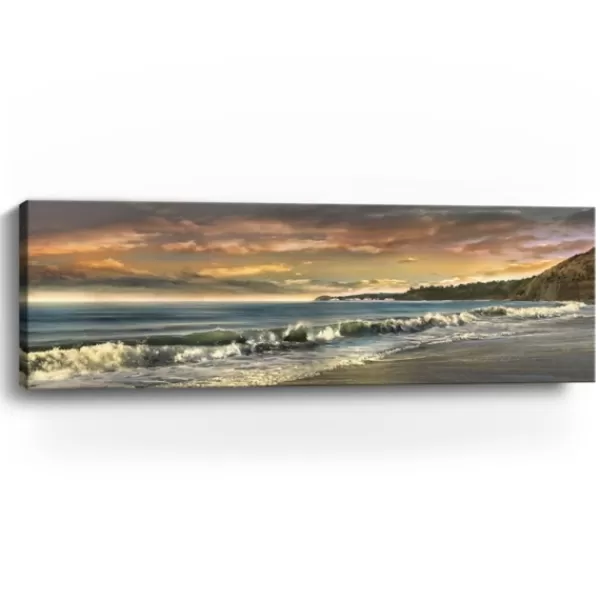 Canvas Art-Kirkland's Home Warm Sunset Giclee Canvas Art Print, 60X20 In. Multi