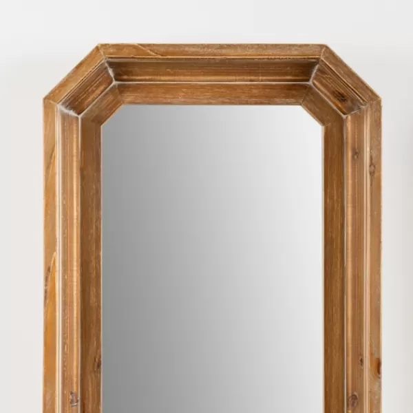 Framed Mirrors-Kirkland's Home Warm Wood Inset Mirrors, Set Of 3