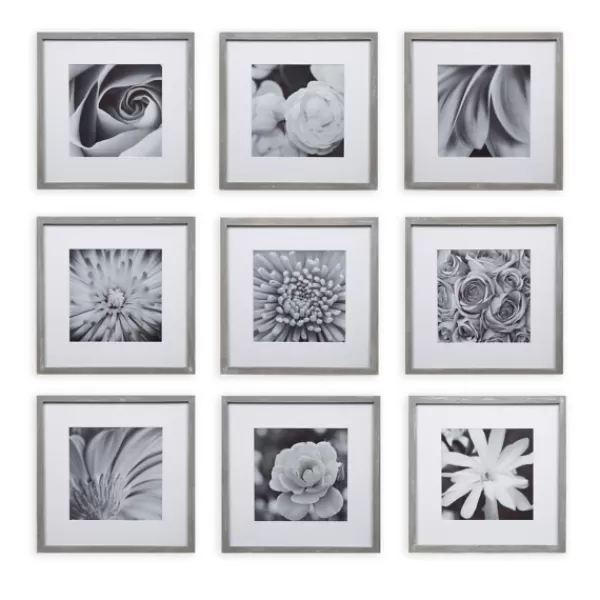 Gallery Wall Frames-Kirkland's Home Wash 9-Pc. Gallery Wall Picture Frame Set Gray