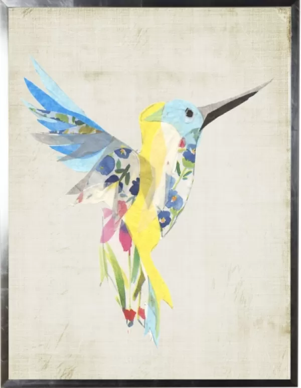 Framed Art-Kirkland's Home Watercolor Hummingbird Framed Art Print Multi