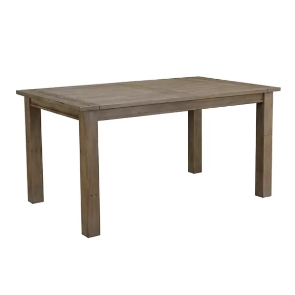 Dining Tables-Kirkland's Home Weathered Pine Wood Dining Table Brown