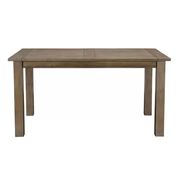 Dining Tables-Kirkland's Home Weathered Pine Wood Dining Table Brown