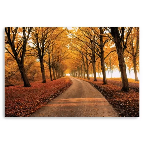 Canvas Art-Kirkland's Home Well Traveled Giclee Canvas Art Print Orange/Brown/Multi