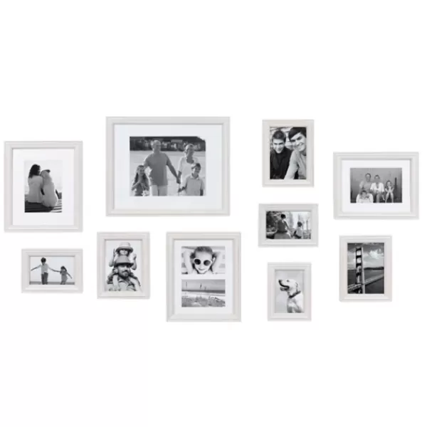 Gallery Wall Frames-Kirkland's Home White Bordeaux 10-Pc. Gallery Wall Frame Set