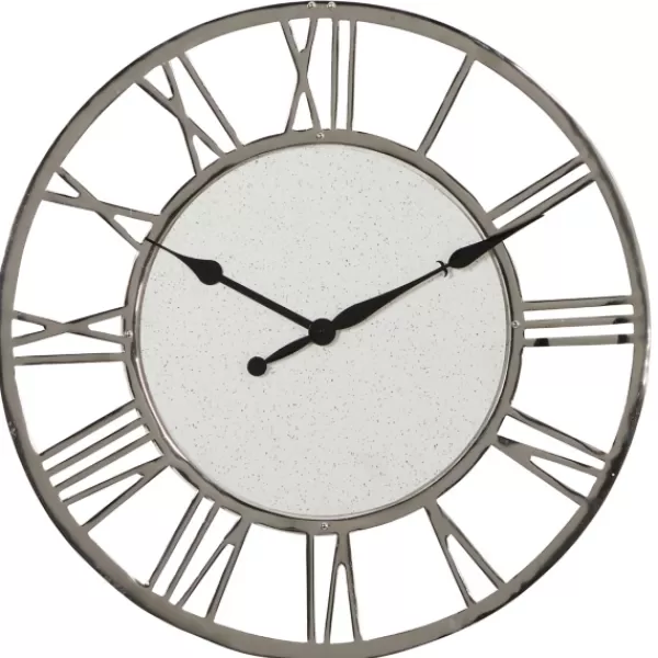 Clocks-Kirkland's Home White Cambrie Ceramic Wall Clock