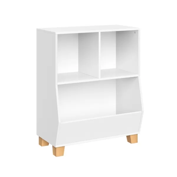 Bookshelves-Kirkland's Home White Pine Catch-All Toy Organizer With Cubbies