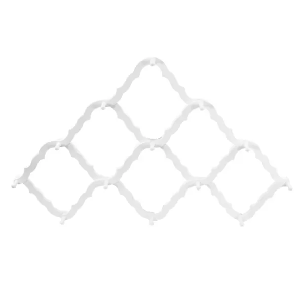 Hooks-Kirkland's Home White Wood Trellis Wall Hooks