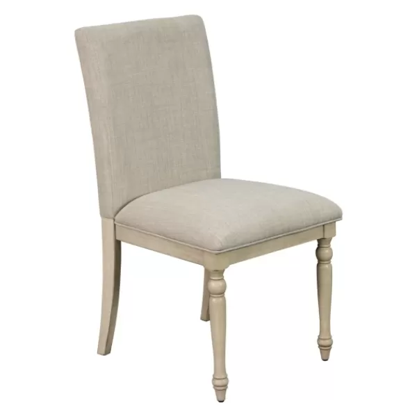 Dining Chairs-Kirkland's Home Whitewashed Martha Stewart Dining Chairs, Set Of 2 Gray