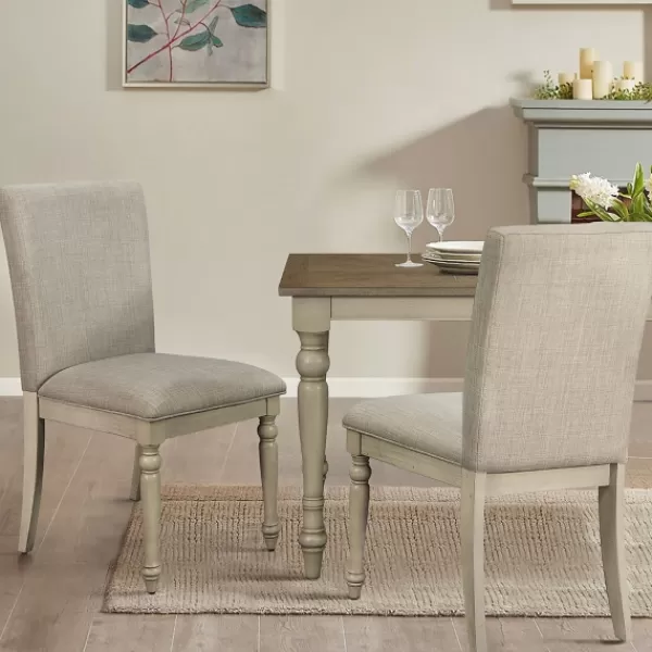 Dining Chairs-Kirkland's Home Whitewashed Martha Stewart Dining Chairs, Set Of 2 Gray