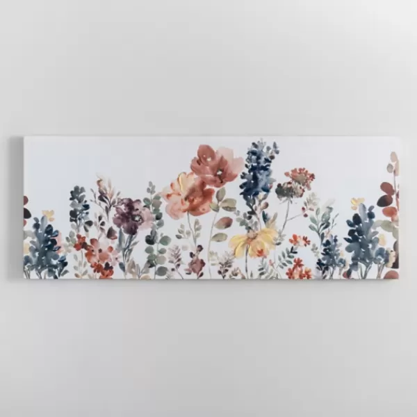 Canvas Art-Kirkland's Home Wildflower Blooms Canvas Art Print Multi