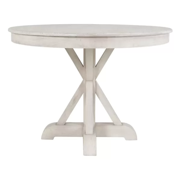 Dining Tables-Kirkland's Home Willa White Reclaimed Pine Wood Dining Table