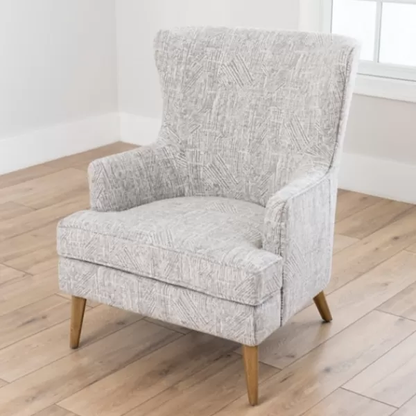 Accent Chairs-Kirkland's Home Wilson Cloud Accent Chair Gray/White