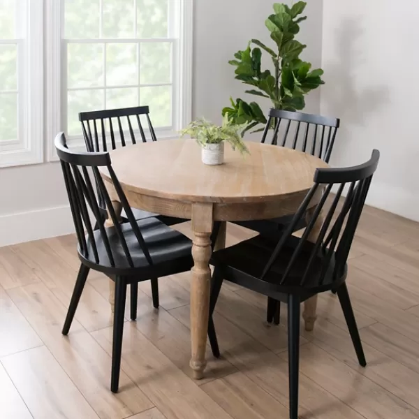 Dining Chairs-Kirkland's Home Windsor Dining Chair Black