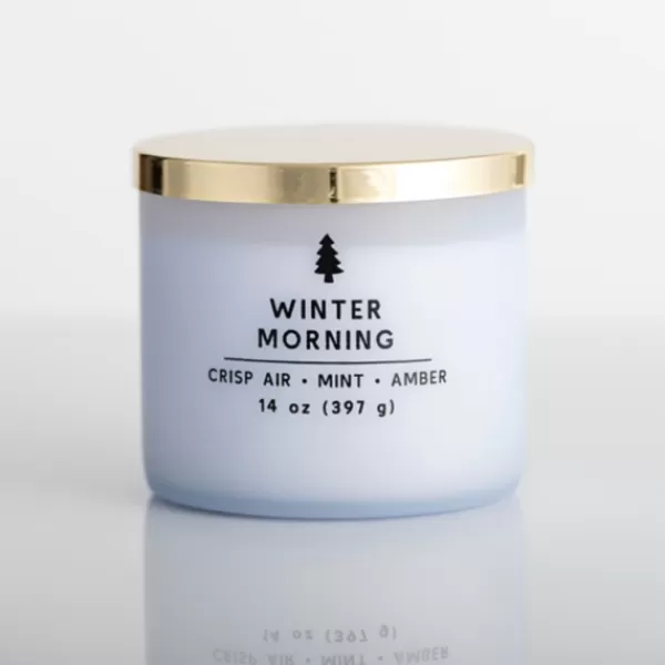 Candles-Kirkland's Home Winter Morning Triple Wick Jar Candle White