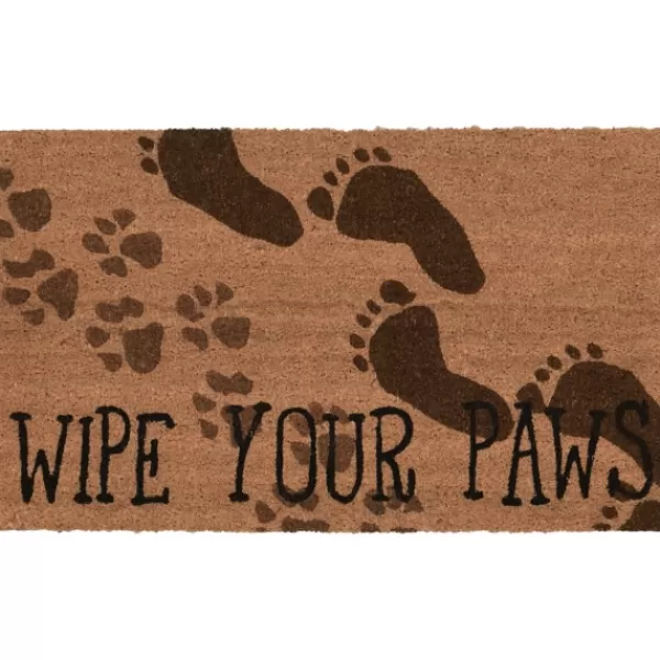 Doormats-Kirkland's Home Wipe Your Paws Doormat Brown