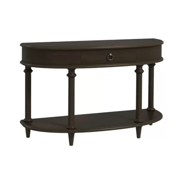 Console Tables-Kirkland's Home Wood 2-Tier Classic Console Table Brown