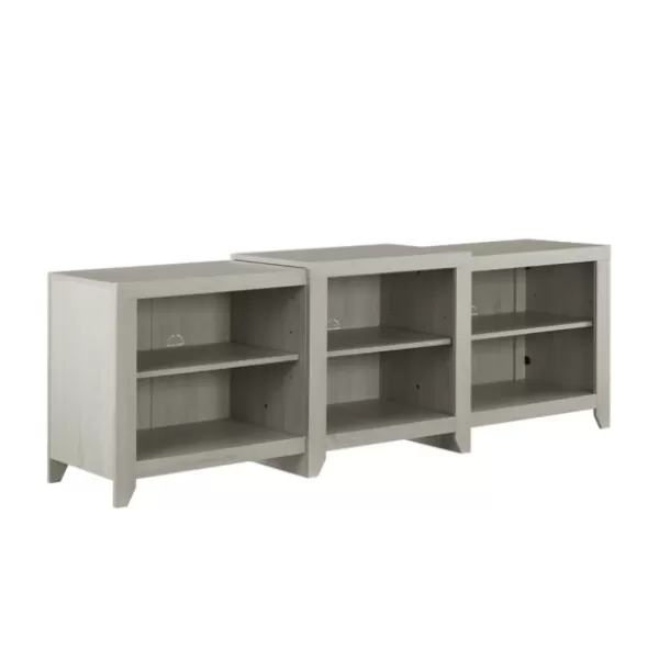 Tv Stands & Media Consoles-Kirkland's Home Wood 6-Shelf Media Cabinet White