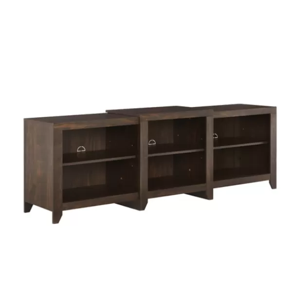 Tv Stands & Media Consoles-Kirkland's Home Wood 6-Shelf Media Cabinet Brown