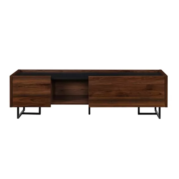 Tv Stands & Media Consoles-Kirkland's Home Wood And Metal 2-Door Media Console Brown