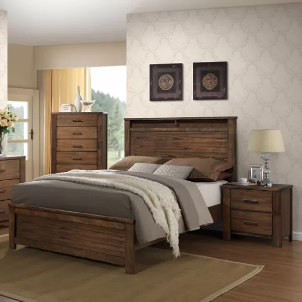 Nightstands-Kirkland's Home Wood Bryan Nightstand Brown