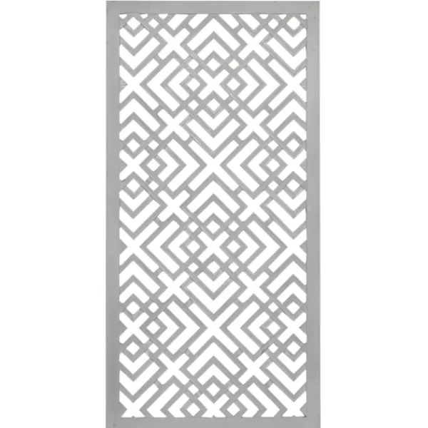 Wall Plaques-Kirkland's Home Wood Carved Diamonds Wall Plaque Gray