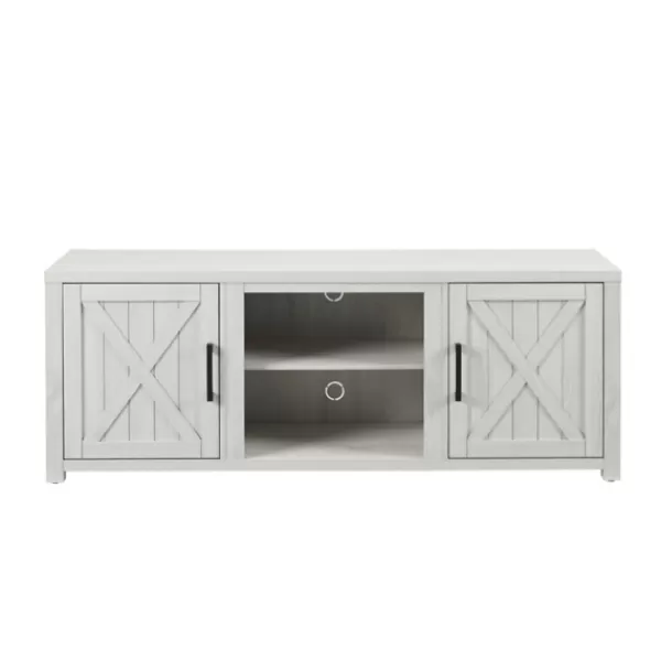 Tv Stands & Media Consoles-Kirkland's Home Wood Farmhouse Media Cabinet White