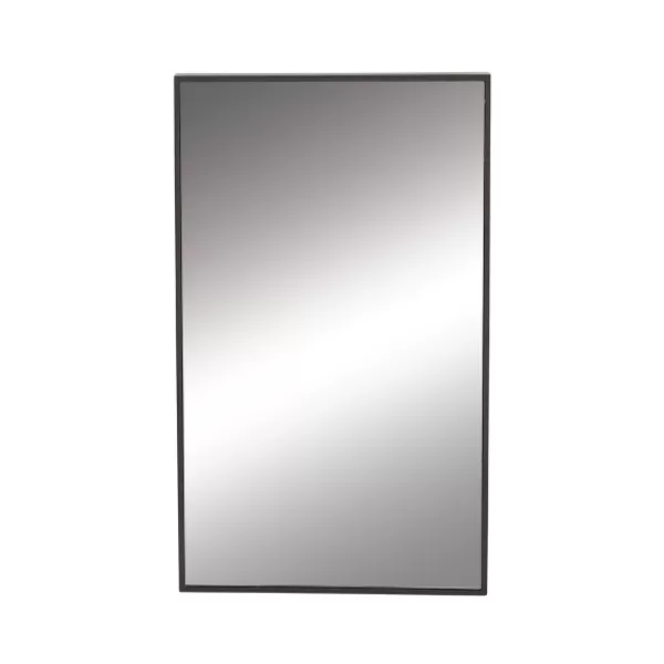 Framed Mirrors-Kirkland's Home Wood Framed Mirror, 18X32 In. Black