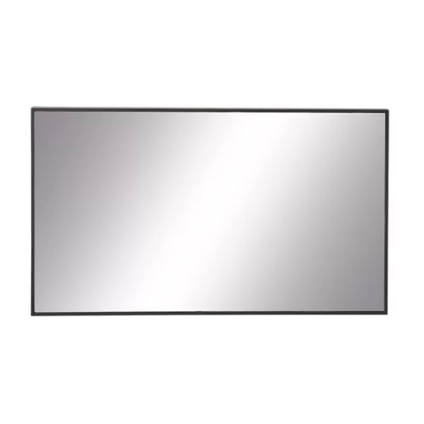 Framed Mirrors-Kirkland's Home Wood Framed Mirror, 24X40 In. Black