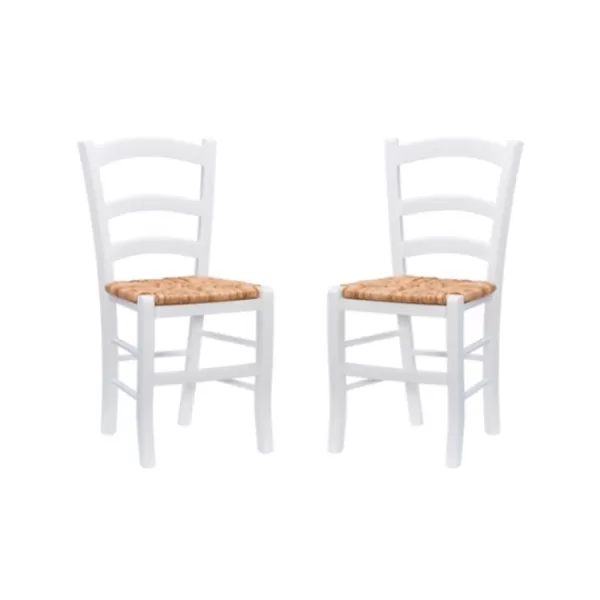 Dining Chairs-Kirkland's Home Wood Ladderback Dining Chairs, Set Of 2 White