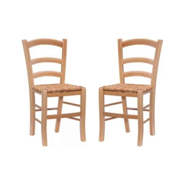 Dining Chairs-Kirkland's Home Wood Ladderback Dining Chairs, Set Of 2 Tan