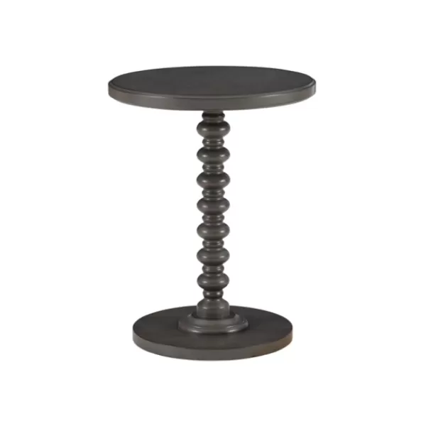 Accent & End Tables-Kirkland's Home Wood Spindle Side Table Gray