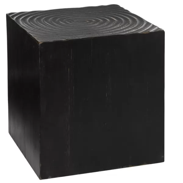 Accent & End Tables-Kirkland's Home Wood Square Accent Table Black