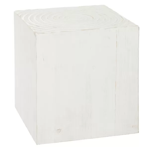 Accent & End Tables-Kirkland's Home Wood Square Frame Accent Table White