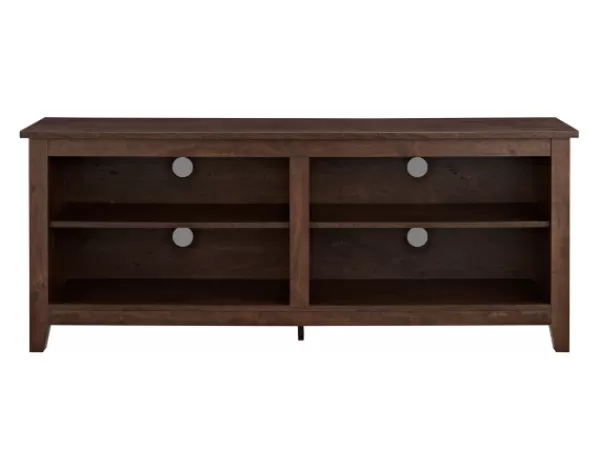 Tv Stands & Media Consoles-Kirkland's Home Wood Tv Stand, 58 In. Brown