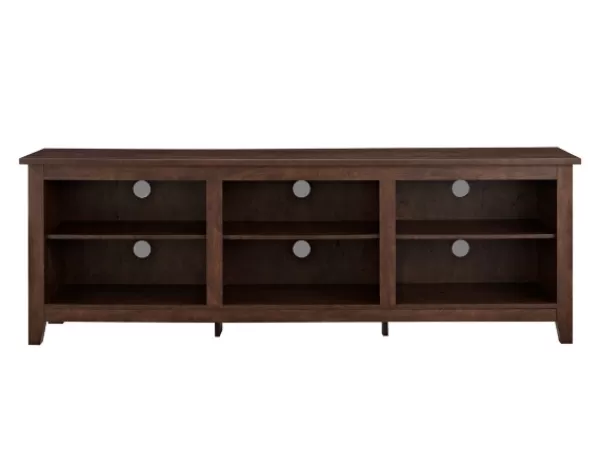 Tv Stands & Media Consoles-Kirkland's Home Wood Tv Stand, 70 In. Brown