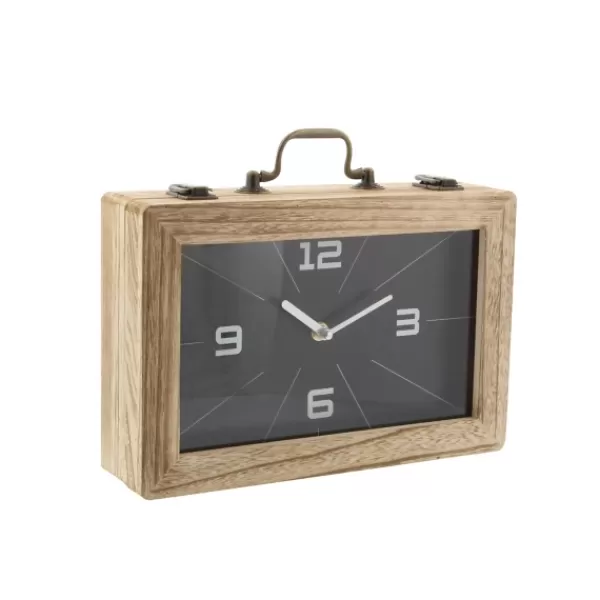 Decorative Accents-Kirkland's Home Wooden Novelty Briefcase Clock