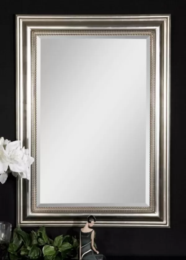 Decorative Mirrors-Kirkland's Home Wooden Silver Leaf Mirror