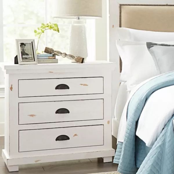 Nightstands-Kirkland's Home Wooden Willow Nightstand White