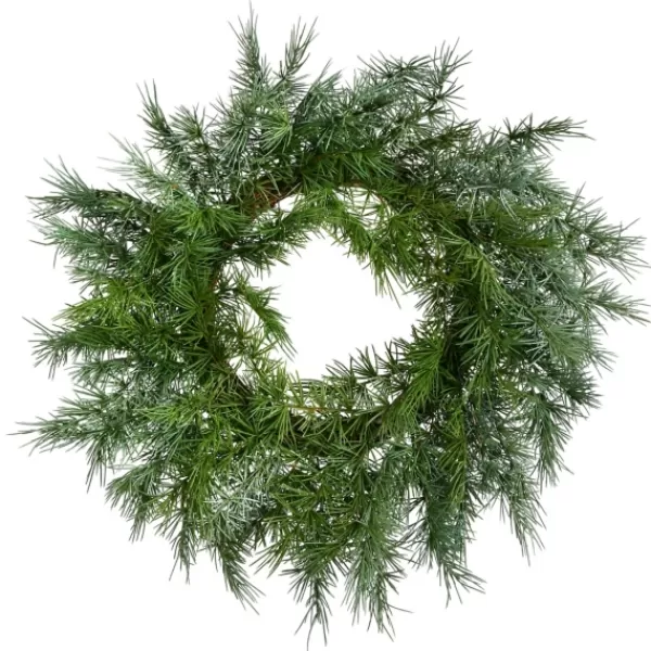 Wreaths-Kirkland's Home Woolsey Pine Christmas Wreath Green