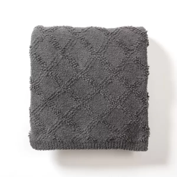 Blankets & Throws-Kirkland's Home Woven Cozy Dream Throw Gray